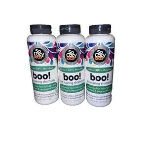 SO COZY Kids Boo! Lice Scaring Shampoo Natural Head Lice Deterrent 10.5 fl oz